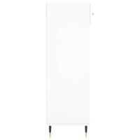 Schoenenkast 60x35x105 cm bewerkt hout wit - thumbnail