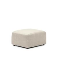 Kave Home Hocker 'Neom' 75 x 64cm, kleur Beige - thumbnail