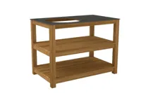 Passion Grills | Buitenkeuken Onderdeel | Milano Big Green Egg Tafel | 120 x 76 cm | Belgium Dark Grey - thumbnail