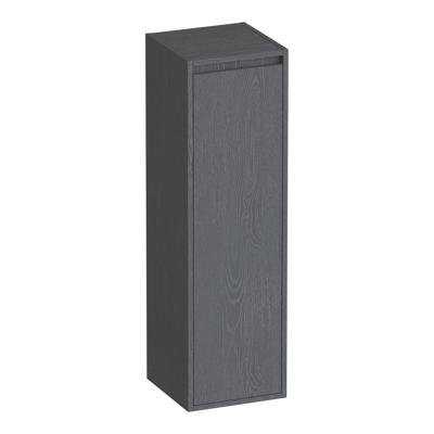 Brauer Adore - Hoge Kast - 120 cm - 1 Deur - Greeploos - Rechtsdraaiend - Timber Grey