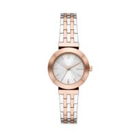 DKNY NY2965 Horloge Stanhope T-Bar staal zilver-en rosekleurig-wit 29 mm - thumbnail