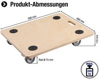 Metafranc Meubelroller 590X490 Sh/Pu 200Kg W - WU0822130 - thumbnail