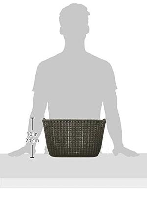 Curver opbergmand knit-look 19l bruin