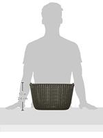 Curver opbergmand knit-look 19l bruin - thumbnail