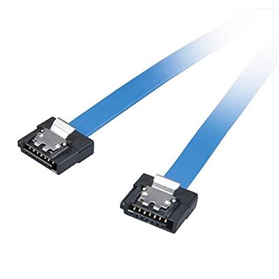 Akasa Proslim SATA 3 kabel 15cm recht - blauw