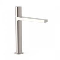 Wastafelmengkraan Tres Project 1-Knop Uitloop Recht 19.7 cm Rond RVS Tres - thumbnail