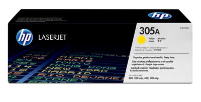 HP Toner 305A Origineel Geel 2600 bladzijden CE412A