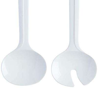 Fackelmann basic saladeset 26 cm wit san kunstof 2 stuks - thumbnail