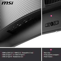 MSI MPG 491CQPXDE QD-OLED, Gaming Monitor - (124,5 cm (49 inch), DQHD, Curved, USB-hub, USB-C, 240Hz Paneel) [Energieklasse G] (9S6-3FA84T-020) - thumbnail