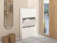 Schoenenkast SEAN 3 deuren wit - thumbnail