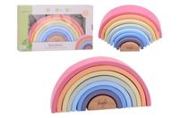 Joueco Jouéco - houten regenboog pastel (8-delig) - thumbnail