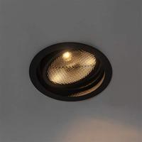 QAZQA Moderne inbouwspot zwart verstelbaar - Coop 111 Honey - thumbnail