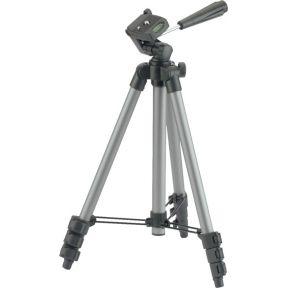 Cullmann CU 52100 ALPHA 1000 Statief met 3-weg kop (3 laden, gewicht 480 g, draagvermogen 1 kg, 106 cm hoogte, verpakkingsmaat 37 cm), zilver
