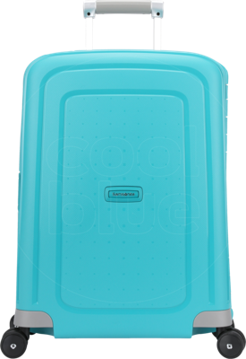 Samsonite S&apos;cure Spinner 55cm AQUA BLUE