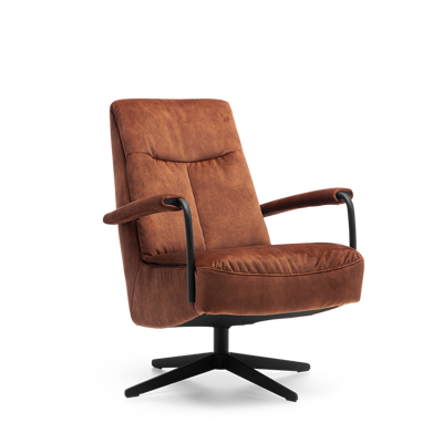Draaifauteuil C-104 Bruin Stof