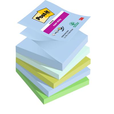 Memoblok post-it z-notes r330 super sticky oasis | 12 stuks