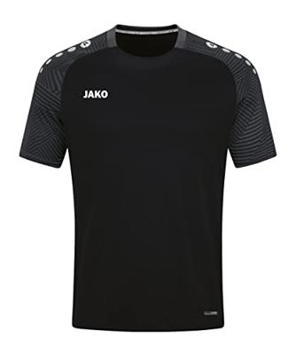JAKO 6122 T-Shirt Performance - Zwart/Antra Light - 4XL