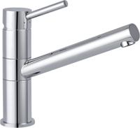 Job Tomani keukenmengkraan eengreeps incl. aansluitslangen en filterstopkranen chroom - thumbnail