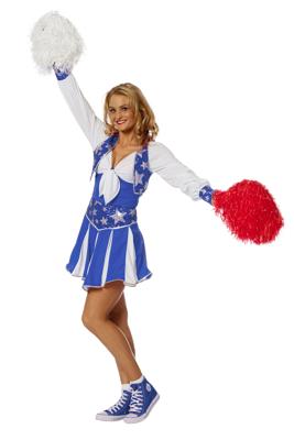 Cheerleader luxe, blauw