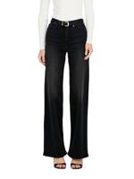 Only Onlmadison Blush Hw Wide Dnm Cro099 Noos 15299796 Loose Fit Washed Black - thumbnail