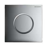 Urinoirstuursysteem Geberit Sigma 10 Pneumatische Bediening Chroom - thumbnail