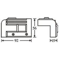 Adam Hall 4071 Stapelbare hoek - thumbnail