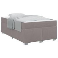 Bedframe Taupe 120 x 190 cm Stof - thumbnail