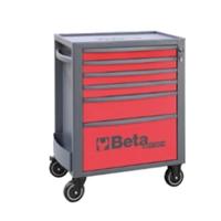 Beta RSC24/6-R | Gereedschapswagen | 6 laden | Rood - 024004063 - thumbnail