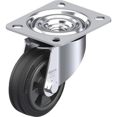 Blickle LE-VPP 80R Zwenkwiel Wieldiameter: 80 mm Draagvermogen (max.): 50 kg 1 stuk(s)