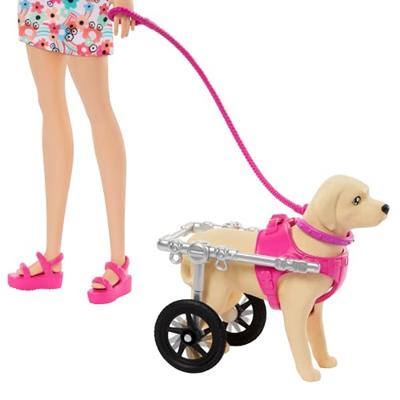 Barbie Pop Walk And Wheel Pet Speelset En Accessoires