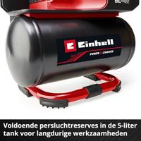 Einhell TE-AC 18/75 Li OF-Solo Accucompressor 8 bar Zonder accu, Analoge Manometer, 1 cilinder - thumbnail