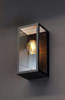 ECO-Light KARO 1100112 Buitenlamp (wand) E27 Zwart, Hout - thumbnail