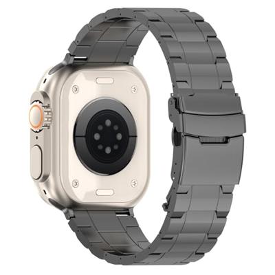 Titanium Premium Link bandje - Space Grey - Geschikt voor Apple Watch 38mm / 40mm / 41mm / 42mm Titanium Premium Link bandje - Space Grey - Geschikt voor Apple Watch 38mm / 40mm / 41mm / 42mm