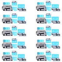 10 Sets Mainboard FPC Connector Sponge Foam Pads voor iPhone 12/12 Pro - thumbnail