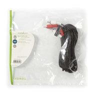 Stereo-Audiokabel | 2x RCA Male - 2x RCA Male | 5,0 m | Zwart - thumbnail