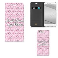 Huawei P10 Plus Design Case Flowers Pink DTMP - thumbnail