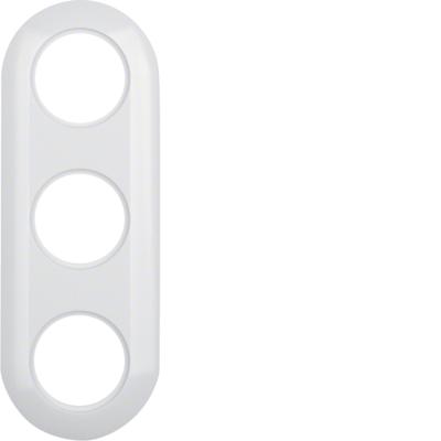 Berker serie 1930 afdekraam 3-voud polarwit schakelmateriaal