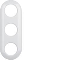 Berker serie 1930 afdekraam 3-voud polarwit schakelmateriaal - thumbnail