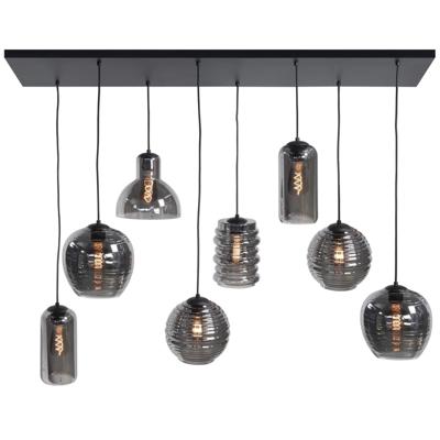 HighLight hanglamp Fantasy 8L - zwart / smoke HighLight hanglamp Fantasy 8L - zwart / smoke