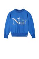 NoBell zomer sweater meisjes - blauw - artwork - Kim - thumbnail