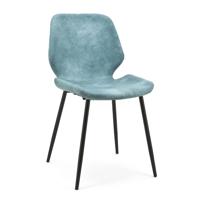 By-Boo Eetkamerstoel 'Seashell', kleur Blauw - thumbnail