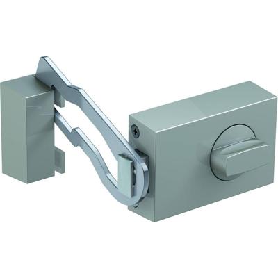 Basi 1306-0208 Extra deurslot met vergrendelbeugel RVS-optiek Basi 1306-0208 Extra deurslot met vergrendelbeugel RVS-optiek