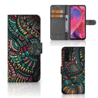 OPPO A54 5G | A74 5G | A93 5G | Telefoon Hoesje | Aztec