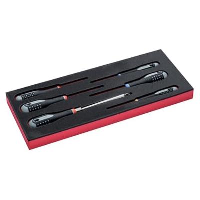 Bahco Foaminlay Fit&Go 1/3 met schroevendraaiers | ERGO | gleuf | Phillips en Pozidriv - 6-delig - FF1E1006