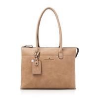 Castelijn & Beerens Carisma Laptop Schoudertas 15.6" + tablet-Beige - thumbnail