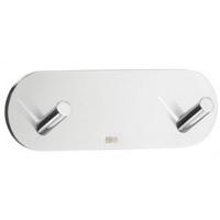 Dubbele Haak Smedbo Xtra Design Mini Gepolijst Chroom - thumbnail