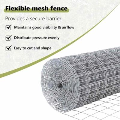 VidaXL Hek met paal zilver 0,4 x 25 m staal