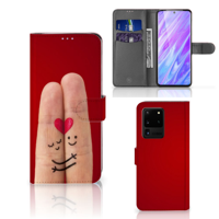 Samsung Galaxy S20 Ultra | Wallet Case | met Pasjes | Liefde - Origineel Romantisch Cadeau - thumbnail