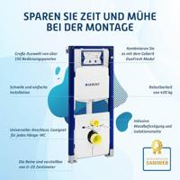 Geberit Inbouwreservoir Duofix Sigma UP320 112 cm Hoog - Duofix Up320 - thumbnail