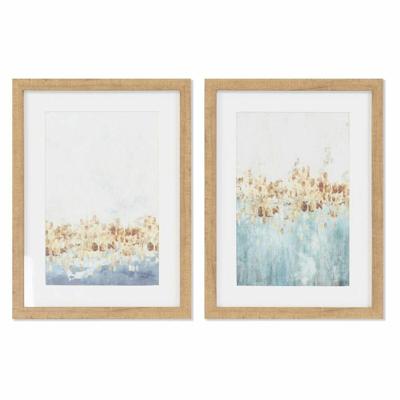 Schilderij DKD Home Decor Abstract (30 x 2,5 x 40 cm) (2 Stuks)